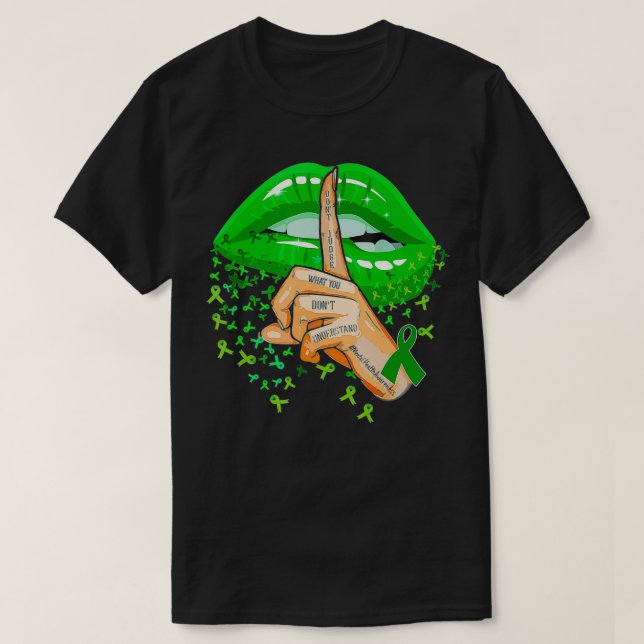 Dont Judge What You Don't Understand Mental Health T-Shirt (Design Front)