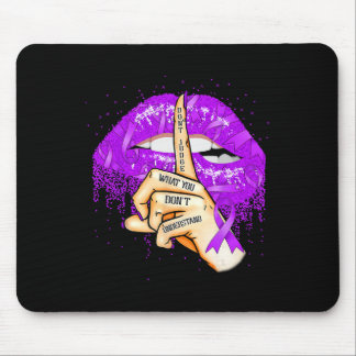 Dont Judge What You Don't Understand Overdose Purp Mouse Pad