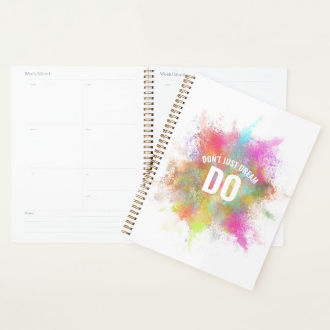 Don't Just Dream - Inspirational Planner (Display)