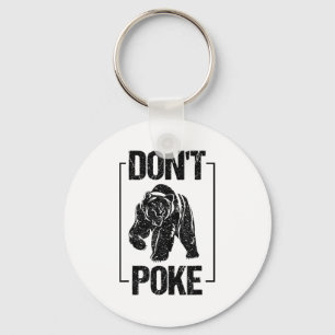 Don't Ke Funny Bear _ Cute Superhero Bear Usa Gift Keychain