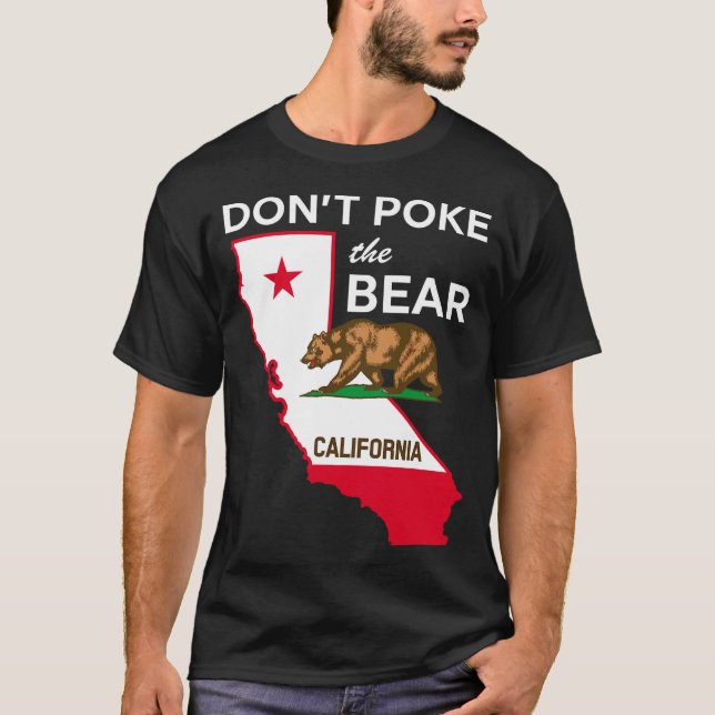 Dont Ke The Bear California Republic Design  T-Shirt (Front)