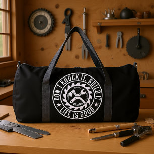 Don't Knock It Build It Duffle Bag