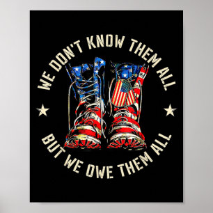 Don't know but owe 4th of july poster