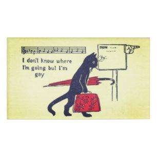 Don't Know Where I'm Going Name Tag