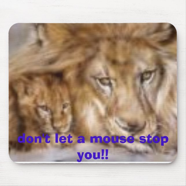 don't let a mouse stop you!! pad (Front)