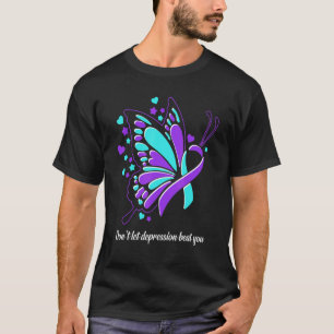 Don't Let It Beat You Butterfly Suicide Prevention T-Shirt