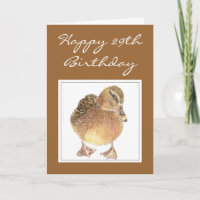 Don't Let Old Age make you quackers Birthday Duck