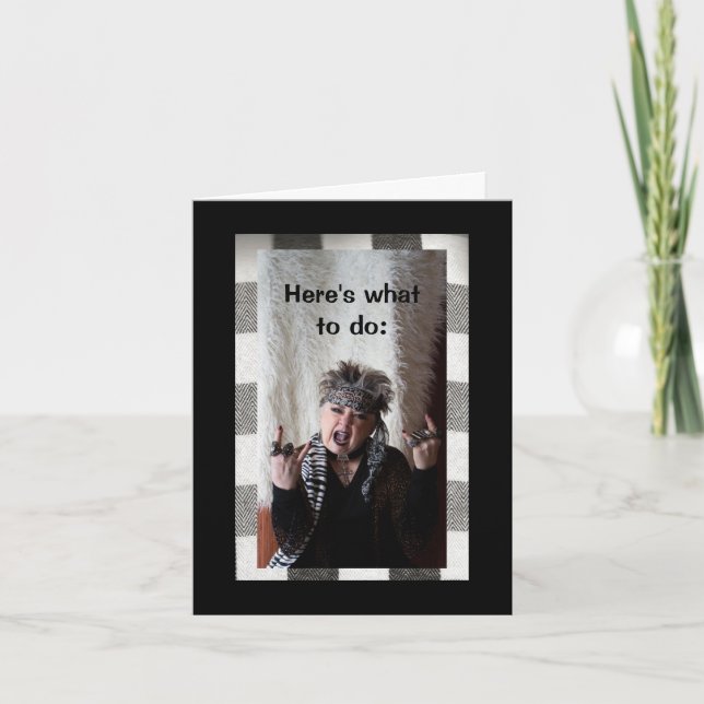 Don't let others judge you... card (Front)