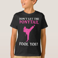 Don't Let The Ponytail Fool You Karate Fighter Mar