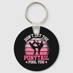 Don't Let The Ponytail Fool You Martial Art Karate Keychain