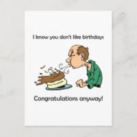 Don't like / hate birthdays? Middle age birthday!