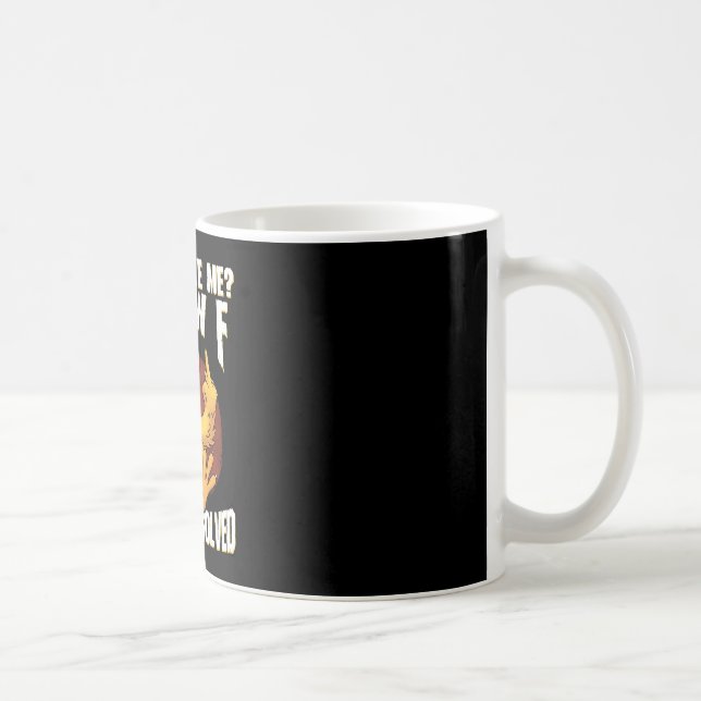 Don't Like Me F Caw F Problem Solved Funny Chicken Coffee Mug (Right)