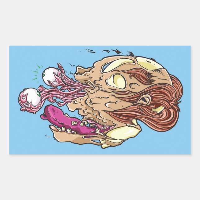 Don't look back! sticker (Front)