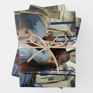 Don't Look Wrapping Paper Sheet