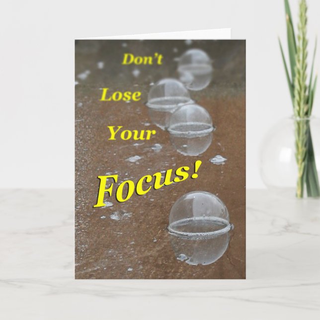 Don't Lose Your Focus Card (Front)