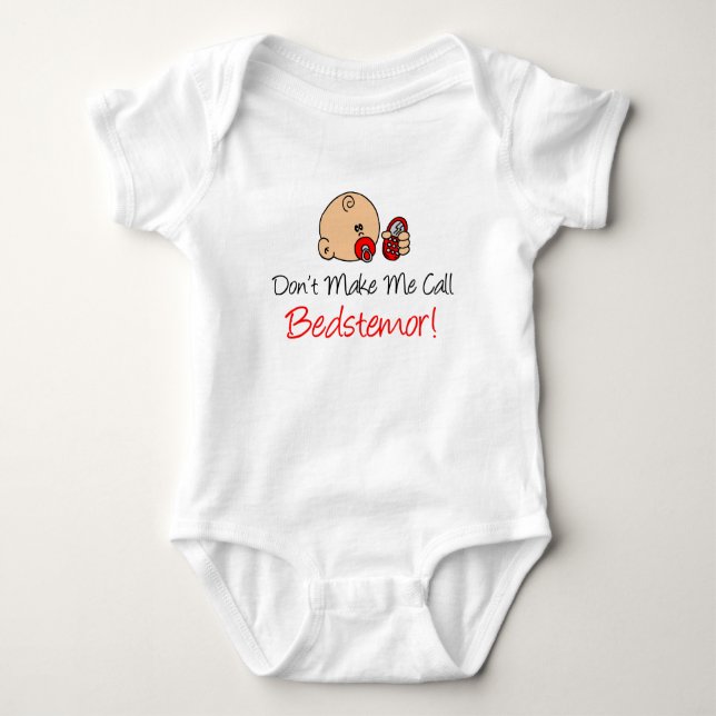 Don't Make Me Call Bedstemor Baby Bodysuit (Front)
