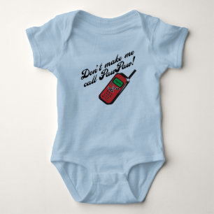 Don't Make Me Call PawPaw! Baby Bodysuit