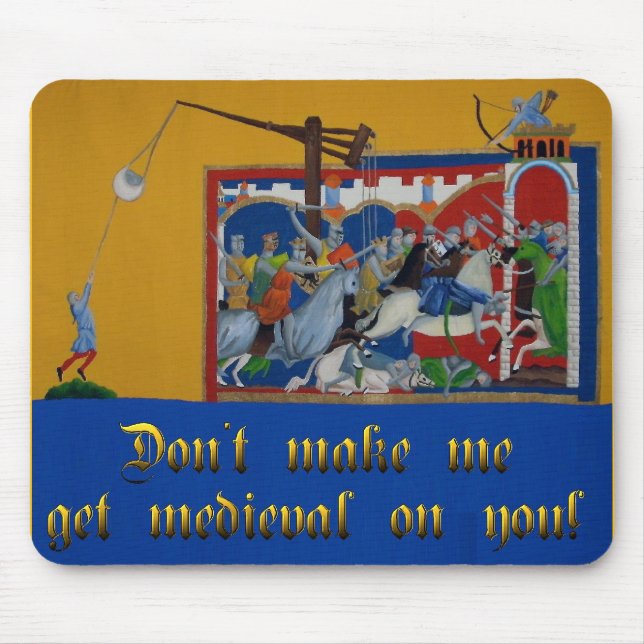 Don't Make Me Get... Mousepad (Front)