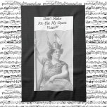 Don't Make me use my Opera voice Adult Apron Kitchen Towel<br><div class="desc">Vintage opera singer</div>