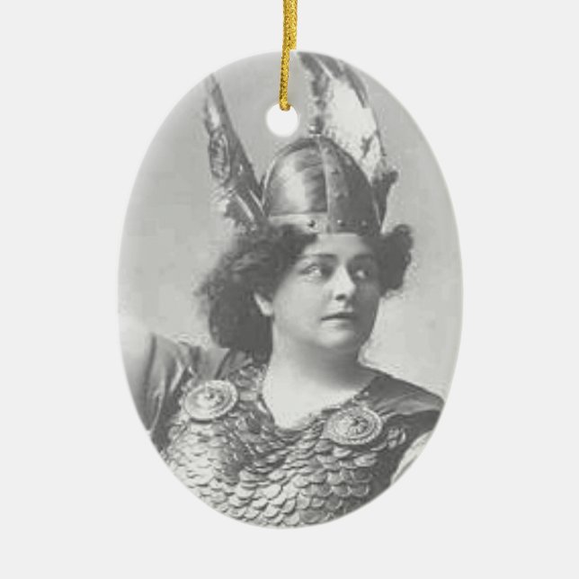 Don't Make me use my Opera voice Ceramic Ornament (Front)