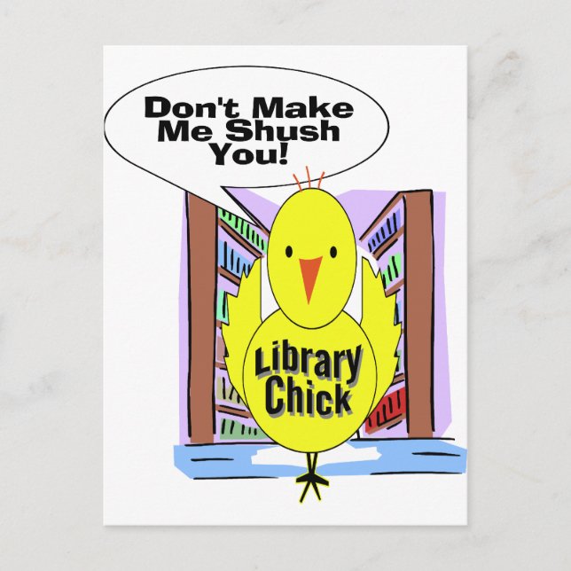 Don't Me Me Shush You Postcard (Front)
