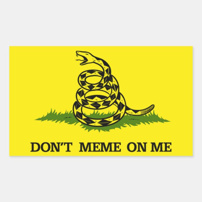 Don't Meme on Me Sticker (Front)