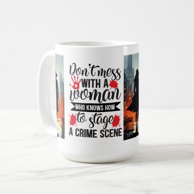 Don't mess with a woman coffee mug (Front Left)