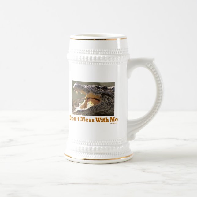 Don't Mess WIth Me Croc Stein (Right)