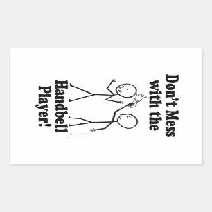 Don't Mess With The Handbell Player Sticker
