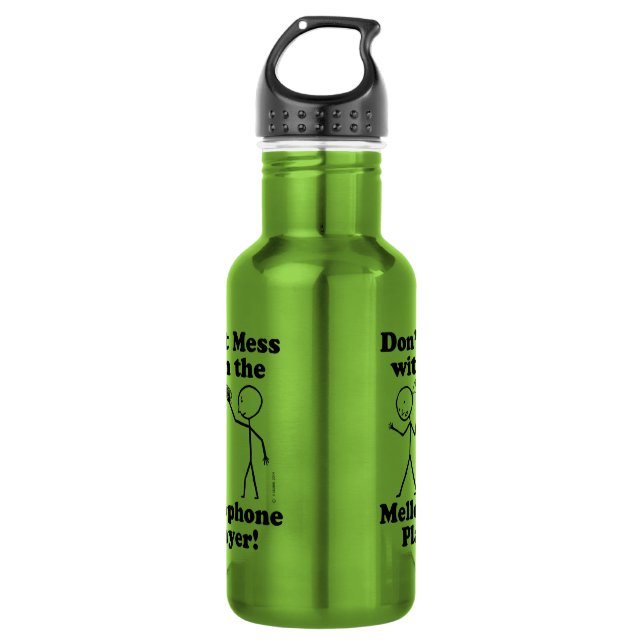 Don't Mess With The Mellophone Player 532 Ml Water Bottle (Front)