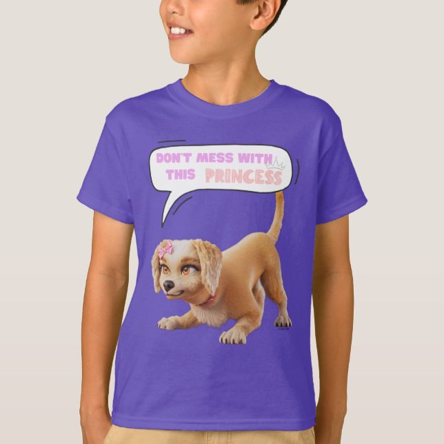 Don't Mess with This Princess T-Shirt (Front)