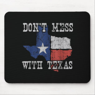 Don't Mess With Vintage Texas Longhorn Lone Star S Mouse Pad