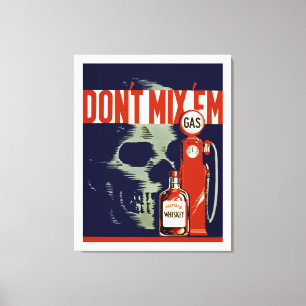 Don't Mix 'Em - L Canvas Print
