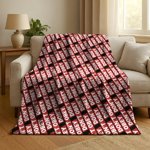 Don't Obey Portland Frog Protest Fleece Blanket