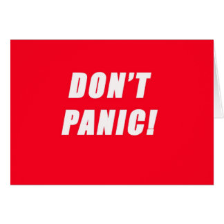 don't panic
