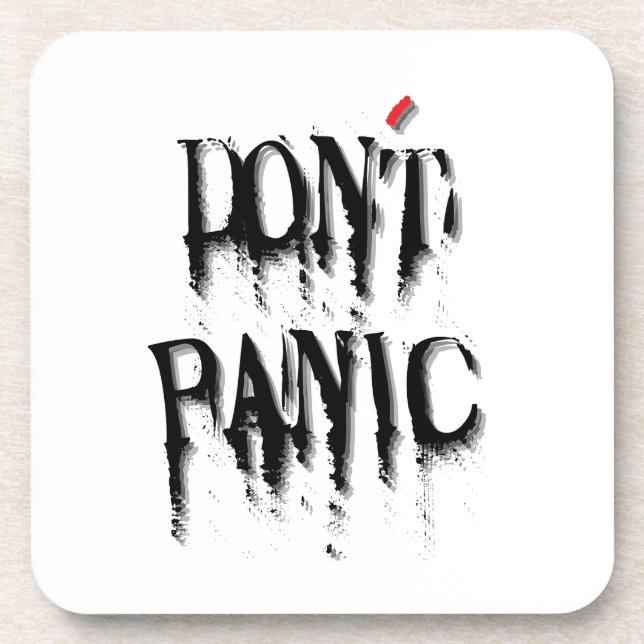 Don't Panic.b Coaster (Front)