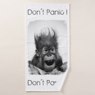 DON'T PANIC! Bath Towel