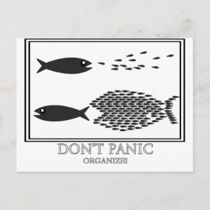 Dont' Panic be Organize! Postcard
