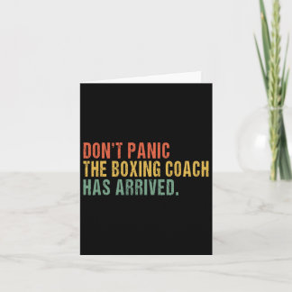 Don't Panic  Card