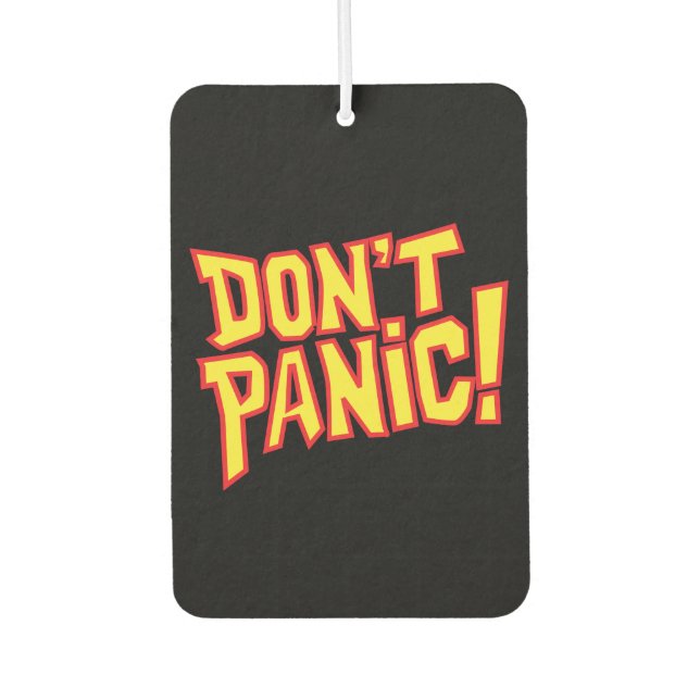 Don't panic graphic freshener (Front)