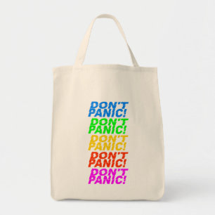 Don't Panic! grocery tote - customizable