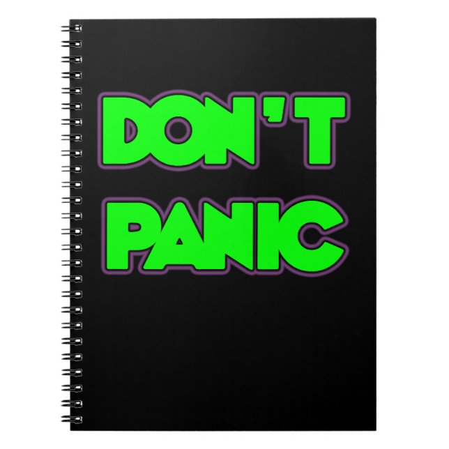 Don't Panic Notebook (Front)