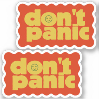 Don't Panic Sticker Pack