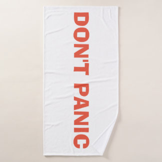 DON'T PANIC towel
