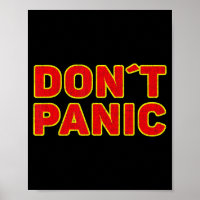 Don't Panic Vintage Distressed, Sarcastic Panickin