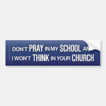 Don't pray in my school