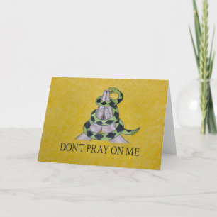Don't Pray On Me Greeting Card