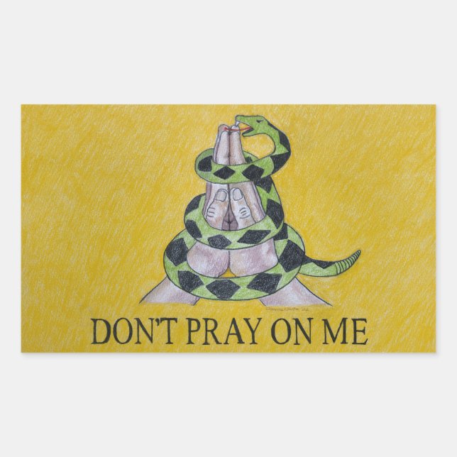 Don't Pray On Me Sticker (Front)