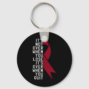 Don't Quit Sickle Cell Anemia Awareness Month Ribb Keychain