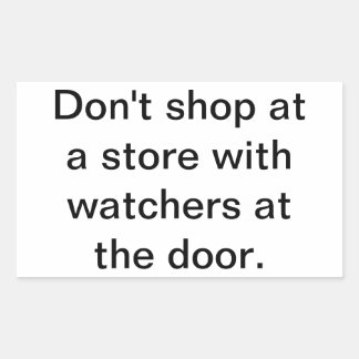 Don't Shop At Creepy Stores Hankamer Artjunkhaus Sticker